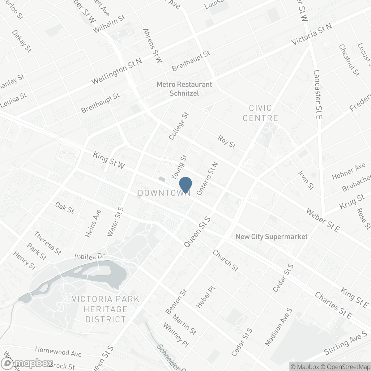 418 - 55 DUKE STREET W, Kitchener, Ontario N2H 0B4